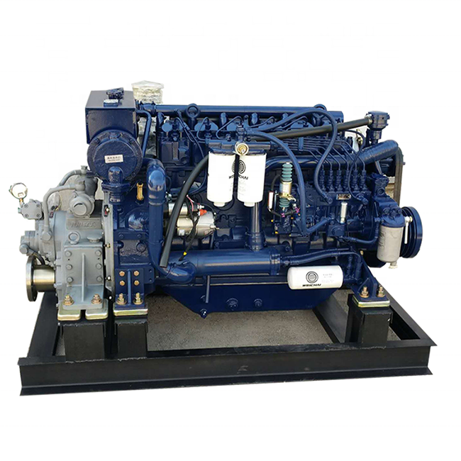 Судовой двигатель 250 HP Weichai DEUTZ с коробкой передач