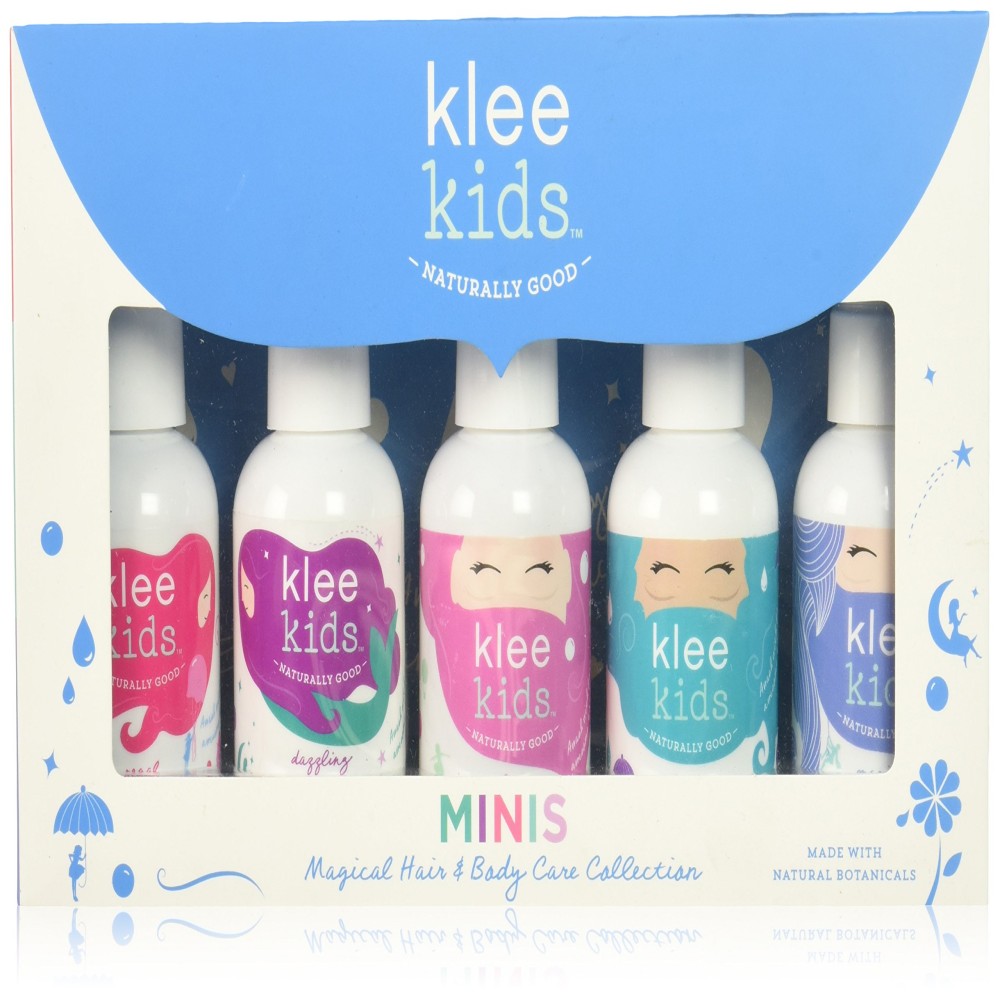2023 New Arrival Oem&odm Popular Naturals Kids 5 Piece Mini Hair And Body Care Set For Birthday Gift For Children