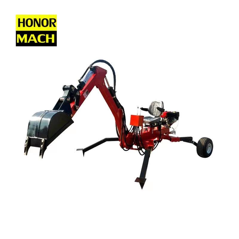 full review all the truth The Cheapest towable backhoe 9hp / 13hp/15hp