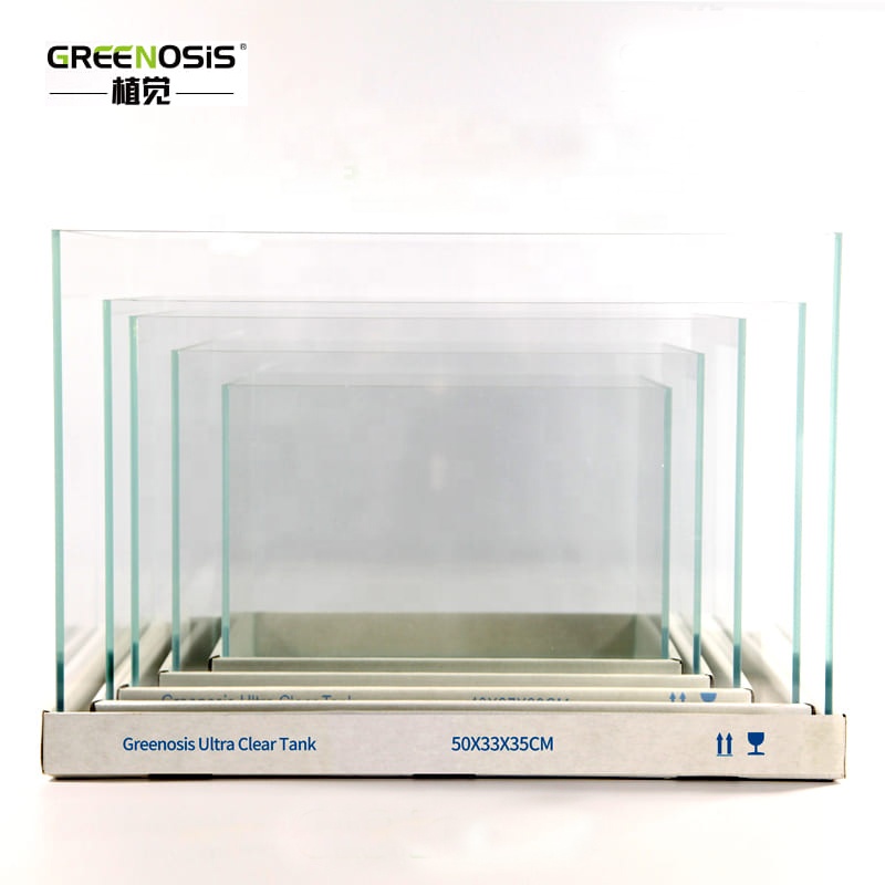 Greenosis Different Sizes nested aquarium tank Ultra Clear Glass Aquarium Fish Tank Set