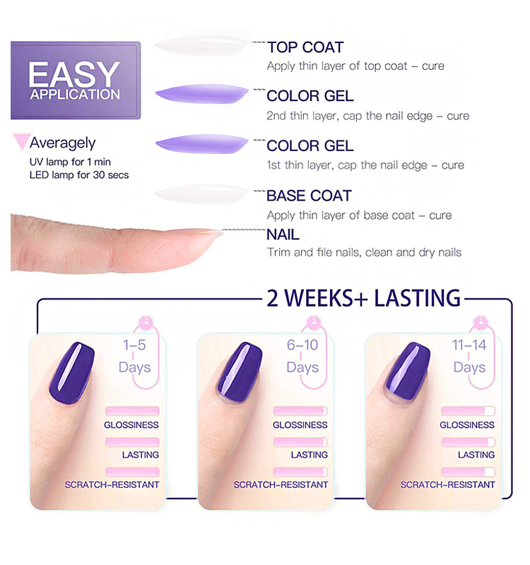 OEM High Quality professional permanent nail polish private label nail supplier 2770 Colors nail gel Set