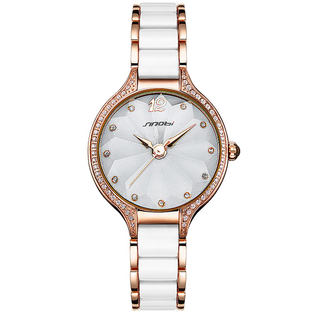 Sinobi Luxury Women Watch Bracelet Lady Fashion Charming Chain Style Female Quartz Wristwatch Reloj Mujer Relogio Feminino #9816