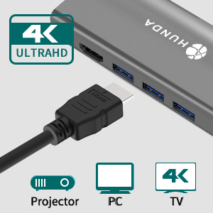 87W алюминиевый сплав ABS USB3.0 Type-A Type-C Feamile PD с и аудио портом 9 в 1 USB зарядное устройство концентратор