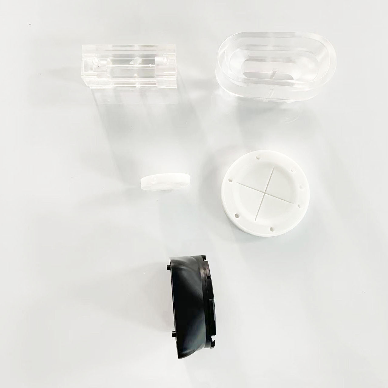 Plastic parts packaging machine Plastic bag machine spare parts Plastic cnc machining customized part