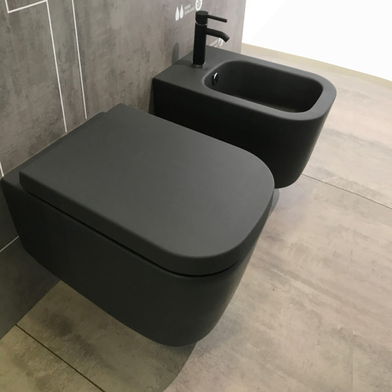 Квадратное матовое пространство для унитаза maxi wc мебель открытая задняя стенка сиденье для унитаза без оправы мягкое закрытое сиденье все дизайнерские молочные туалеты