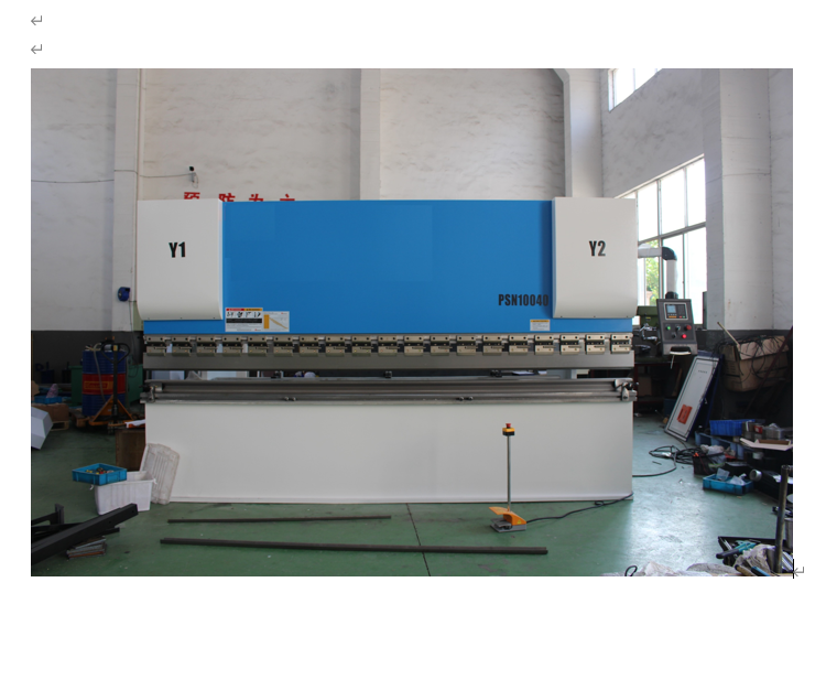 WC67K hydraulic plate press brake , 100T3200 sheet metal bending machine
