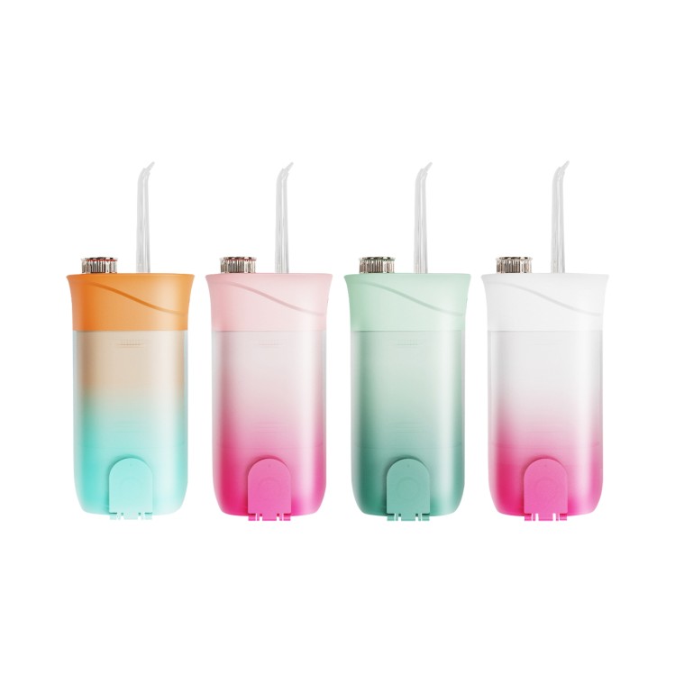 Hot Sell Portable rechargeable water pick teeth cleaner cordless tooth rotatable usb water flosser 2021