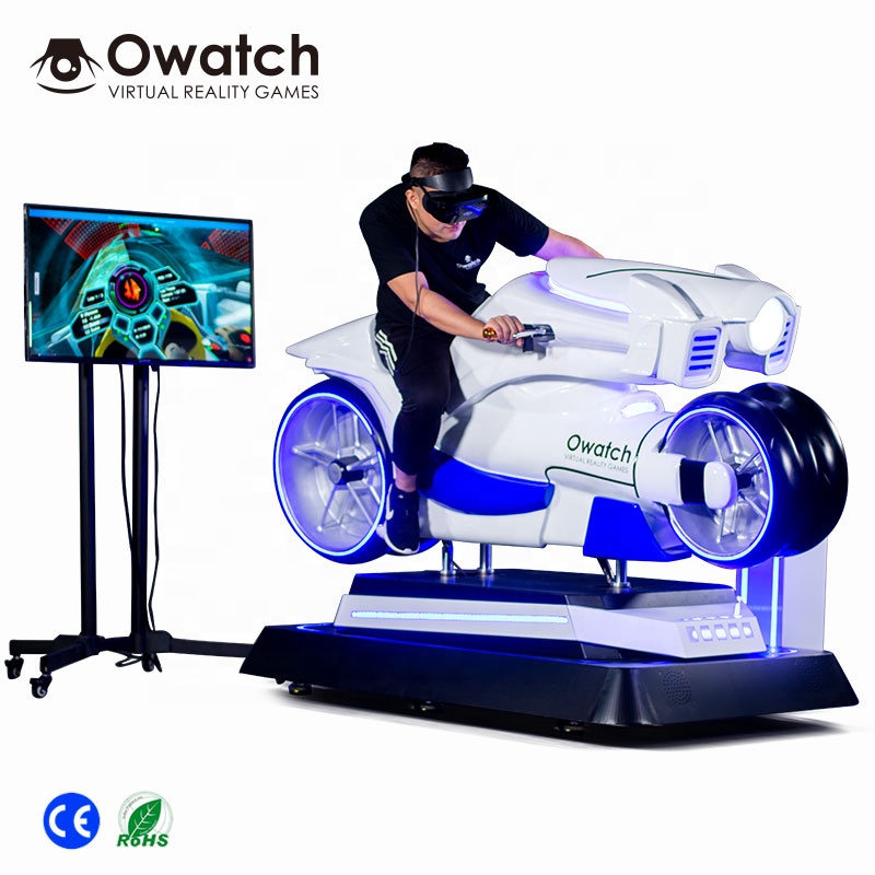 Мотоциклетный симулятор виртуальной реальности Owatch, симулятор полного движения 9D, поддержка Новейших популярных гоночных игр виртуальной реальности на мотоцикле