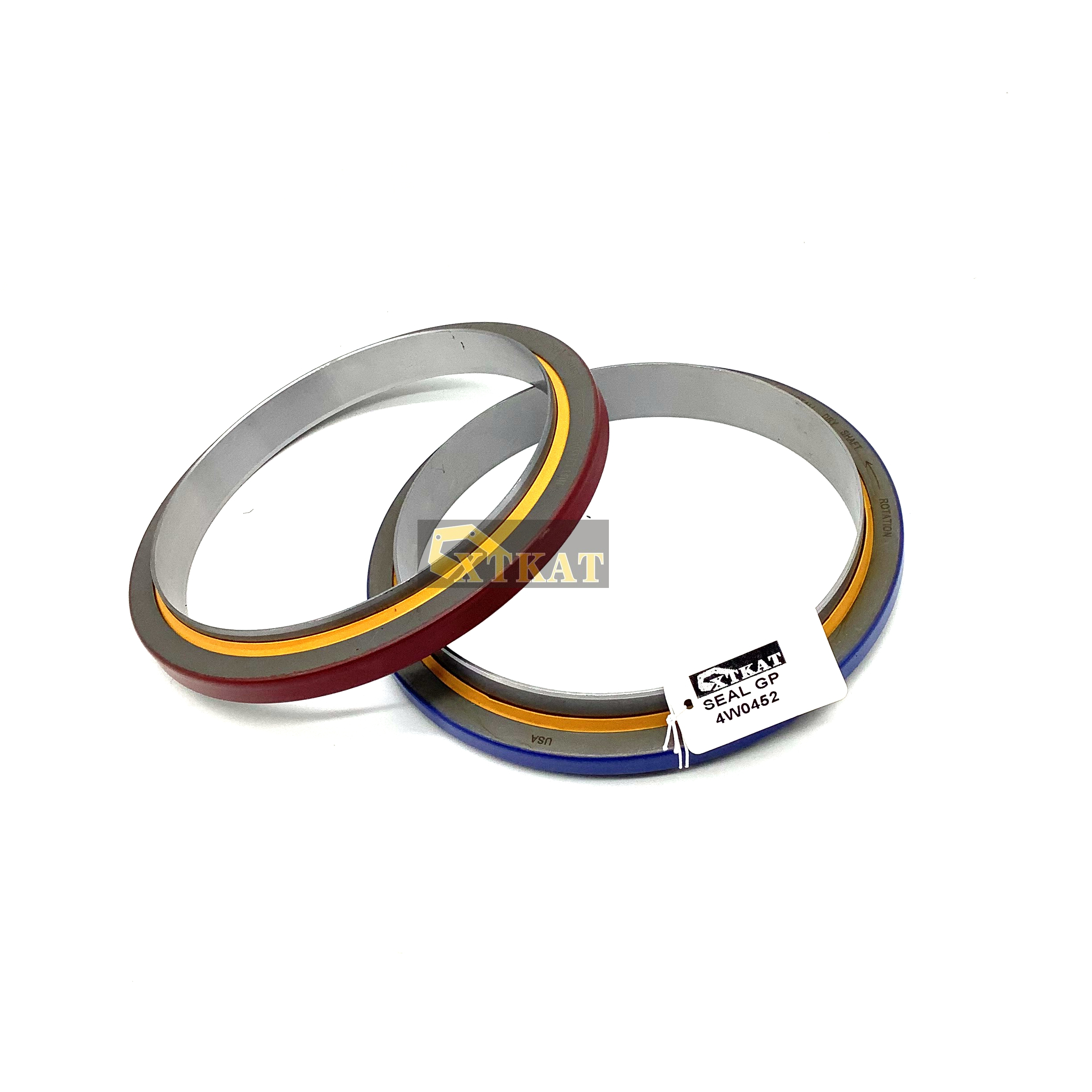 Переднее уплотнение коленчатого вала XTKAT 4W0452 4W-0452 подходит для Caterpillar подходит для seral масла CAT 3306, уплотнение 4W0452
