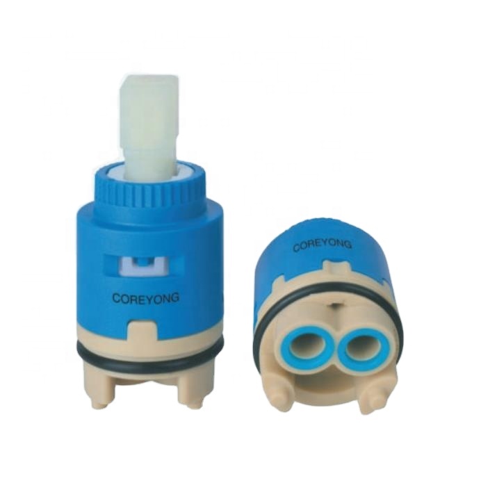 25mm Low torque cartridge faucet ceramic cartridge with distributor control temperature