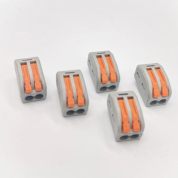 100 шт., 222-412 нажимные клеммные гайки 28-12 Awg
