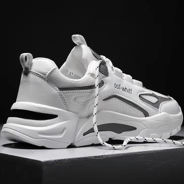 High Quality Fashion Comfort Lace-up Men Sneakers Breathable Sport Shoes Flying Men Shoes Sports
