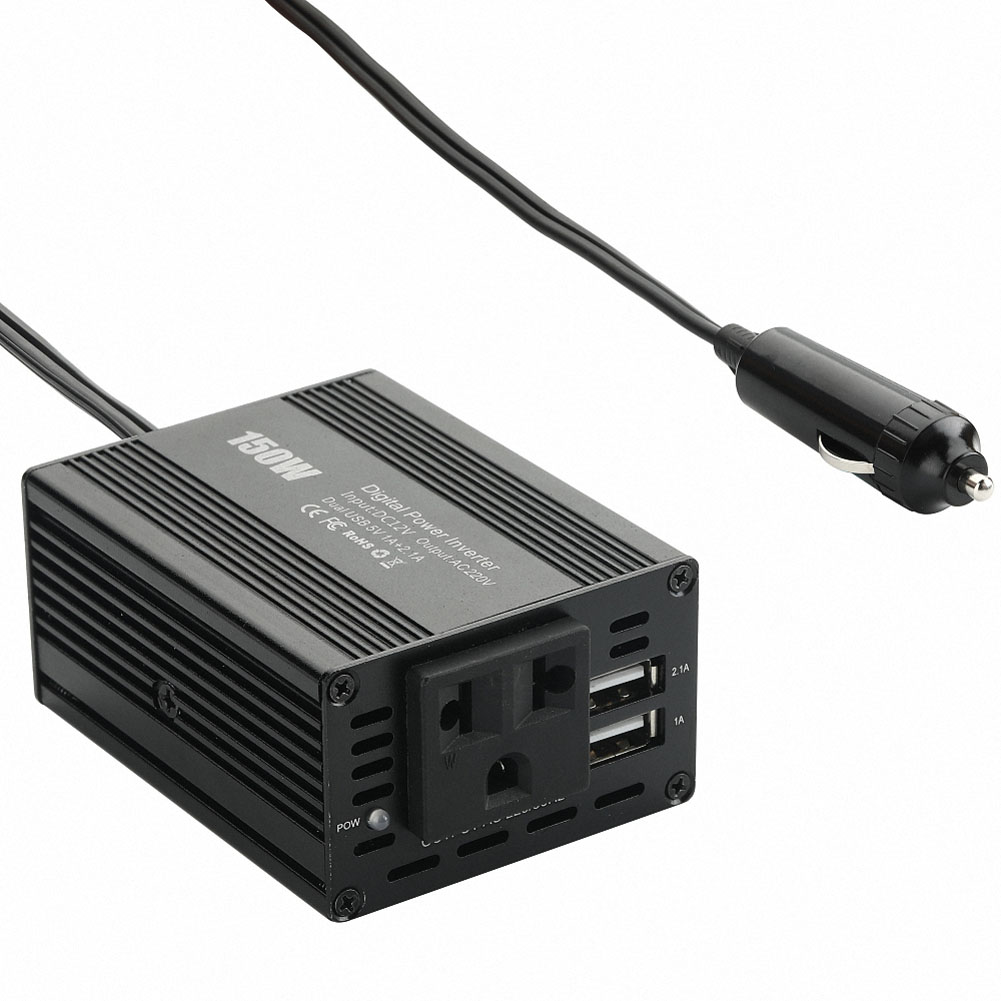 OEM Заводская розетка выходное напряжение AC 220 В 150 Вт dc 12 В ac220v мощность с usb автомобильный мини-инвертор