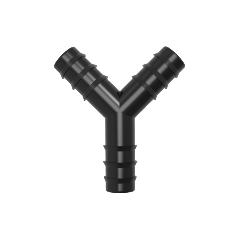 17x17x17mm Barbed Tee Connector 3 Way T Fitting For Dripline