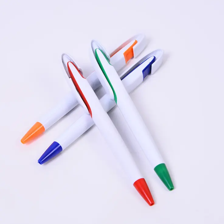Custom printed plastic advertising ballpoint pen for promotional gifts