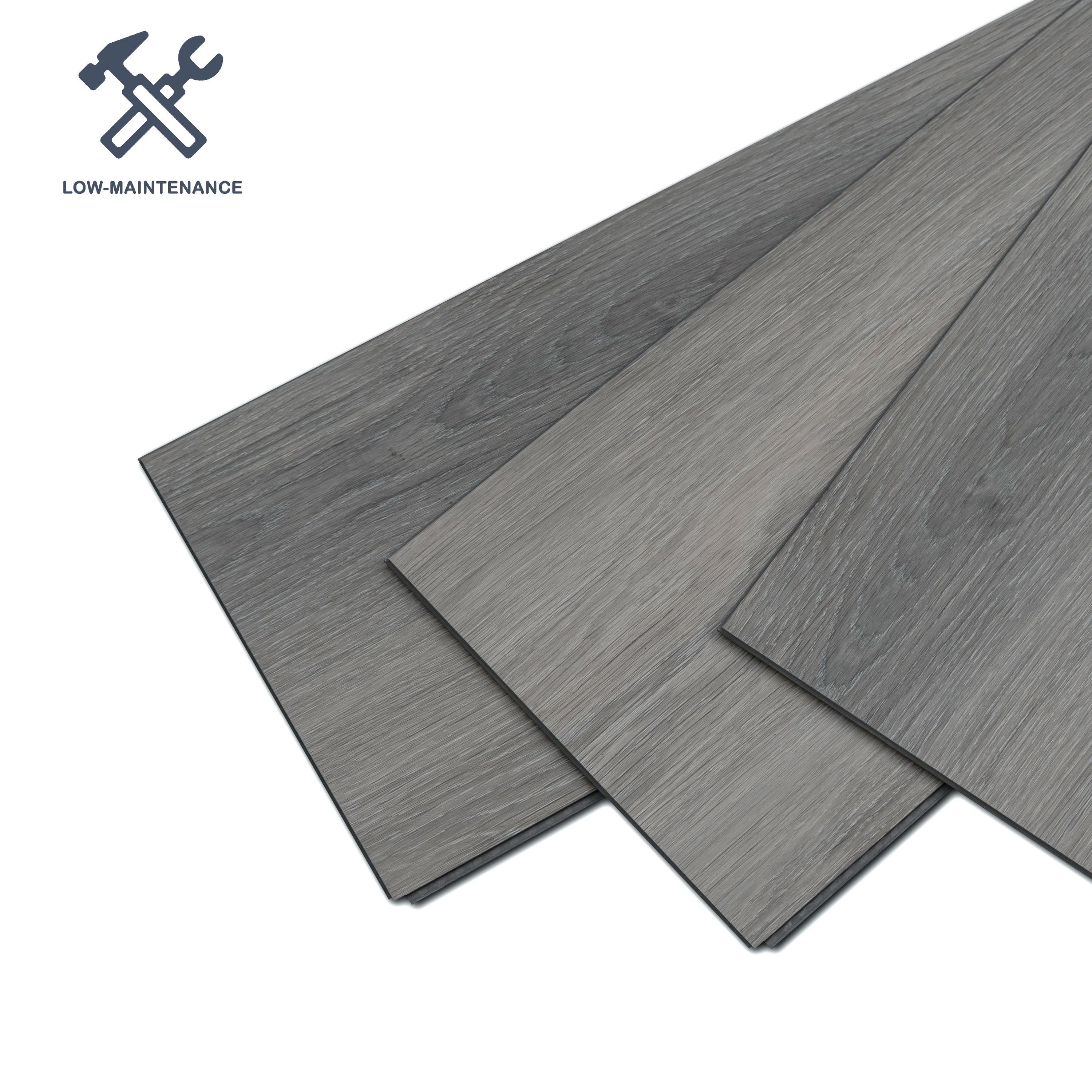Spc Floor 9.06x60.2 Inch 8mm Homogeneous Pvc Garage Flooring Recycled Plastic Flooring