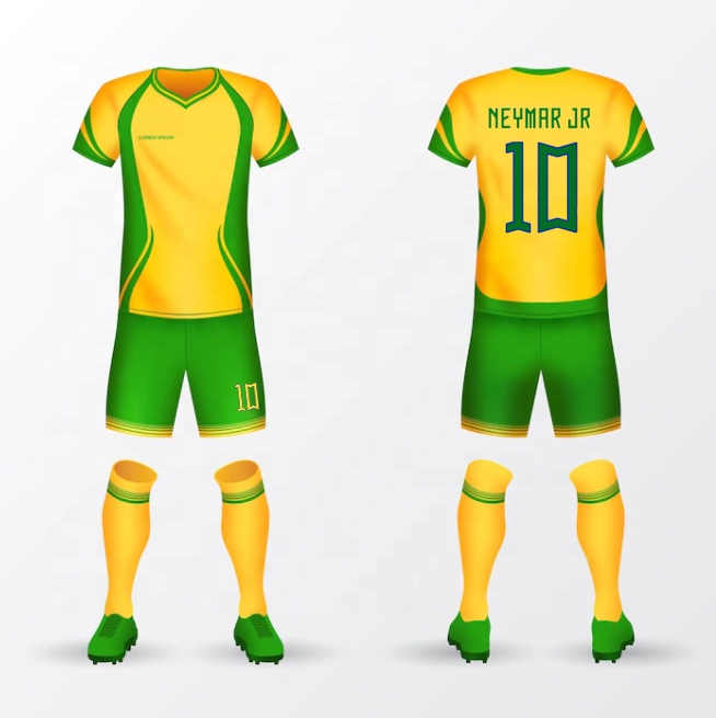 Онлайн распродажа, Винтажная Футболка 2023 года для футбольной команды мира Neymar 10, комплект футбольной формы для Кубка Катара, Футбольная форма, футболка jr, Бразилия