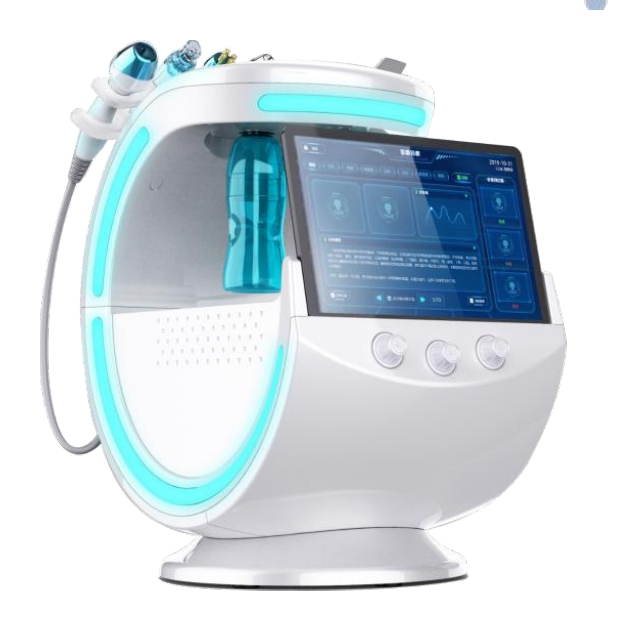 2020 новые Ice Blue волшебное зеркало анализатор кожи RF лифтинг кожи скруббер кислородный распылитель для лица, что обеспечивает глубокое очищение кожи машина