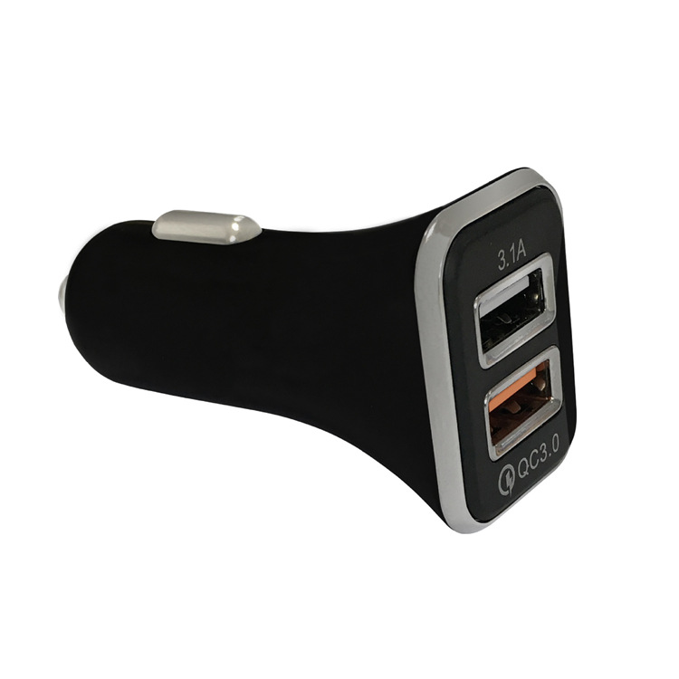QC3.0 Быстрая зарядка мобильных телефонов, 2 usb-порта, автомобильное зарядное устройство, адаптер для планшетов, смартфонов samsung