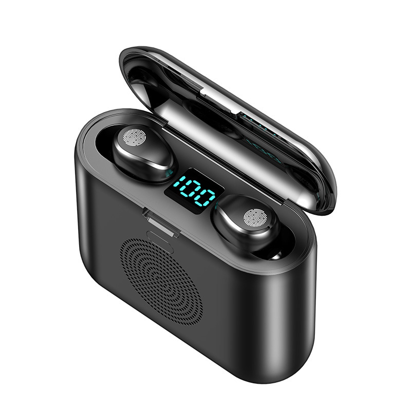 Hd-звонок стерео музыкальные наушники-вкладыши TWS с Hi-Fi беспроводной audifonos f9 синий зуб наушники