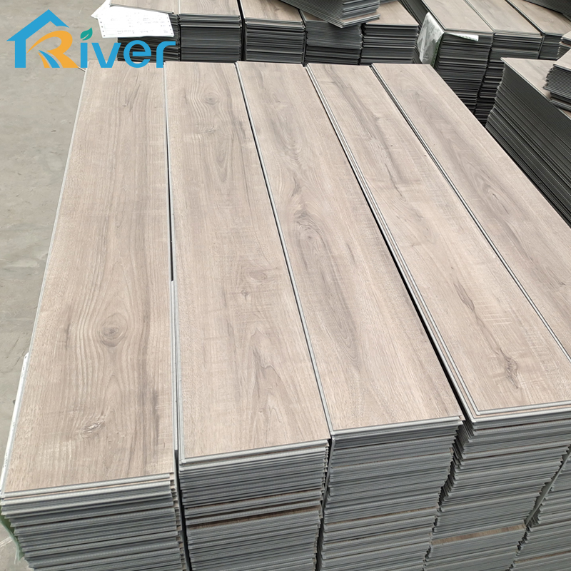100% environmentally friendly  waterproof wood grain interlocking tiles interlock click vinyl spc flooring