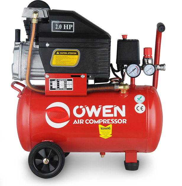 Owen Профессиональный Fl-2024 1.5Kw 8Bar поршневой воздушный компрессор бесшумный 2Hp 24L мини воздушный компрессор