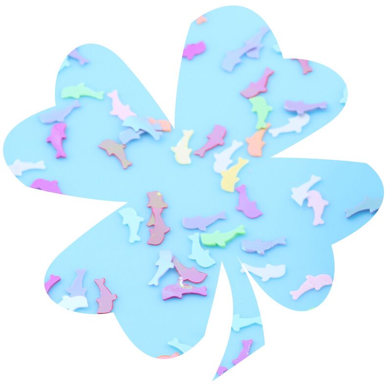 Dolphin Shape Loose Sequins For Craft Nails Arts Decorative Sequins DIY Handmade Garments Sewing Sequins Accessories