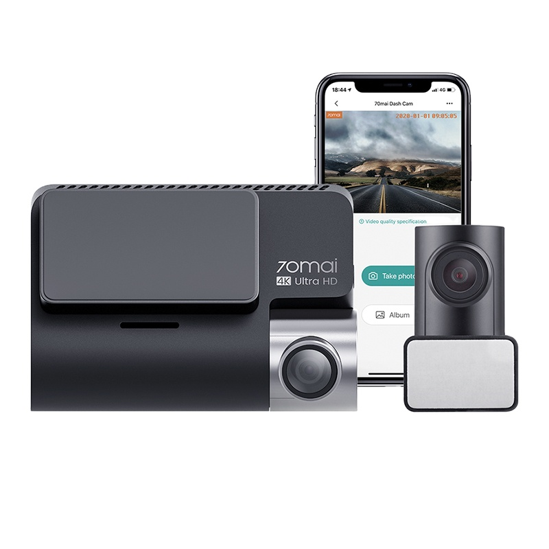 A800S-1 New Global version 70MAI midrive Set DUAL-VISION 4K DASH CAM Car Camera Set A800S-1