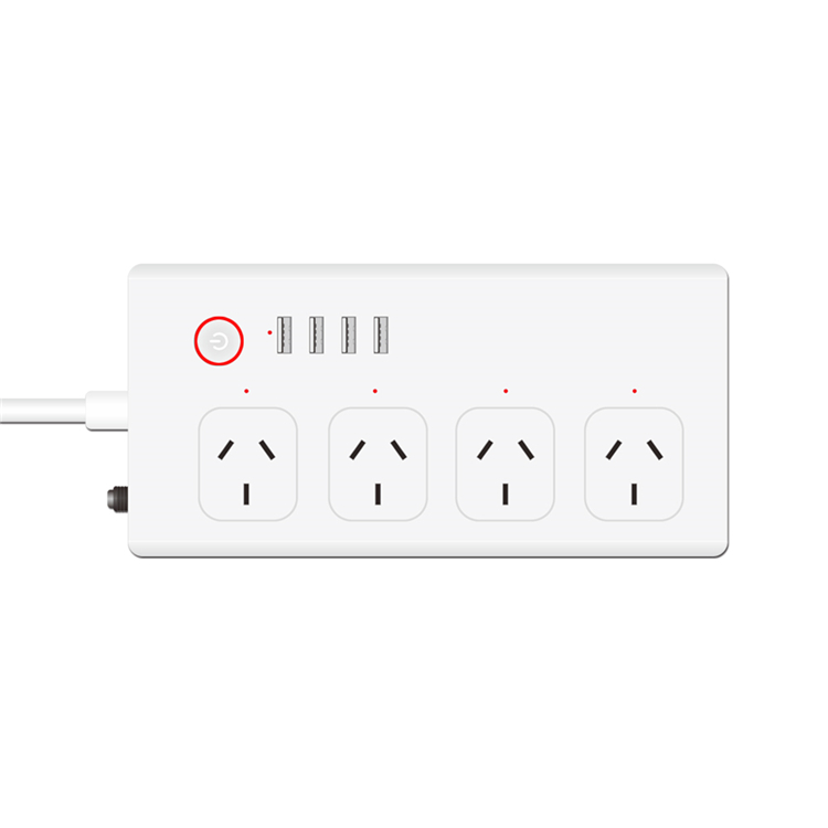 AC electrical outlets 5 USB smart multi plug wall socket surge protector smart power strip