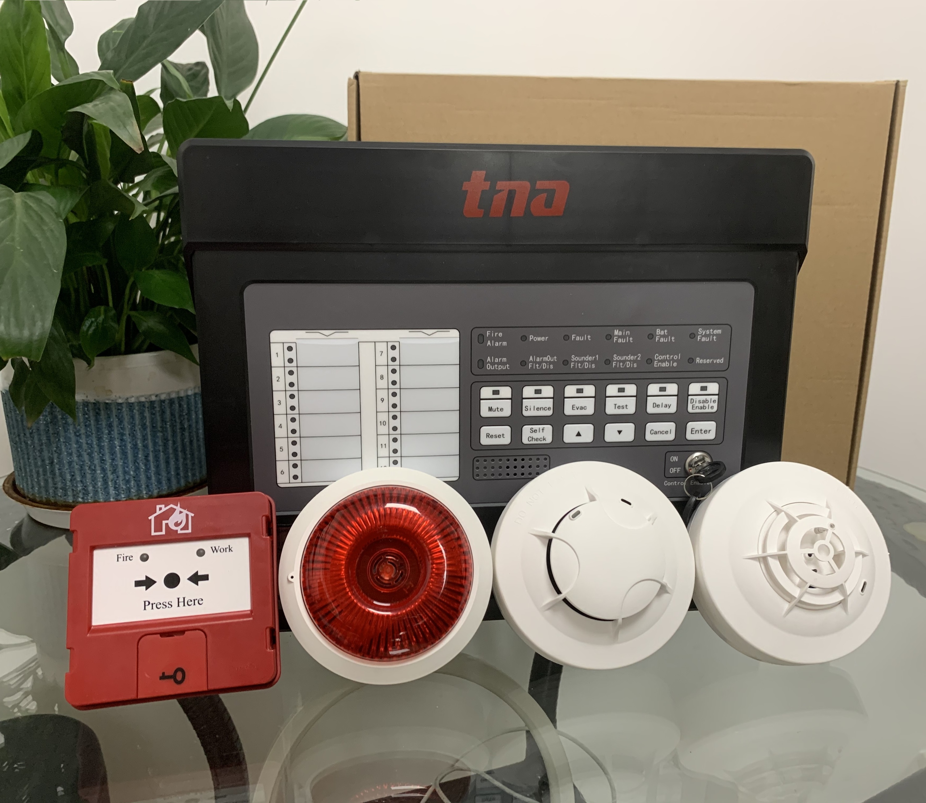 TNA NEW Conventional Fire Alarm System 2-8 Zones Control Panel
