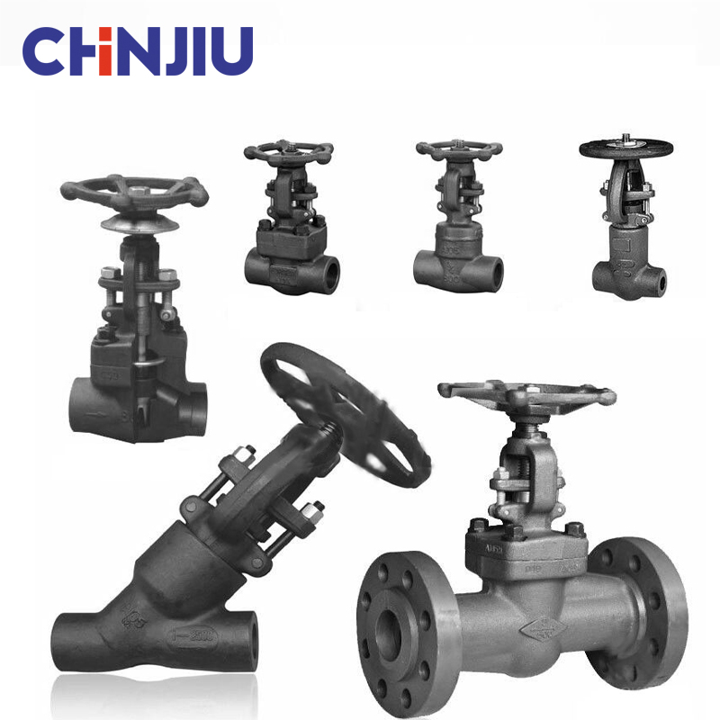 Chinjiu ISO9001 CE-PED SGS 1/2 "4" Globe сталь кованый клапан