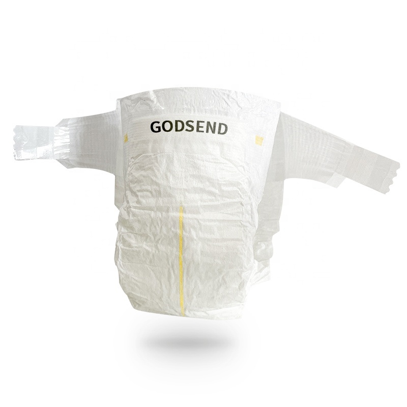 OEM Wholesale Best Selling Disposable Ultra- Thick Bamboo Baby Diaper Nappies Biodegradable Printed Best Selling Raw Materials