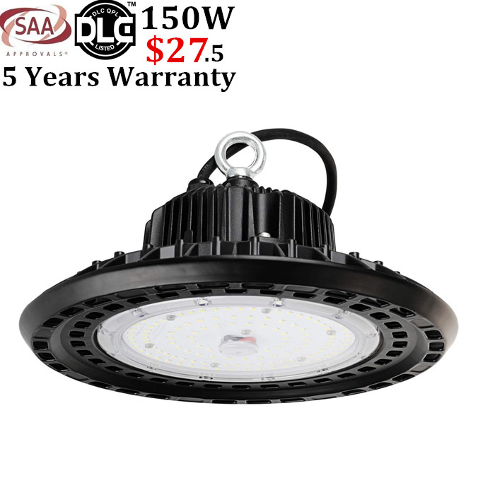 Shenzhen led high bay light ETL DLC одобренный промышленный светильник для залива 120 градусов 150 Вт UFO high bay light 100 Вт 150 Вт 200 Вт 240 Вт