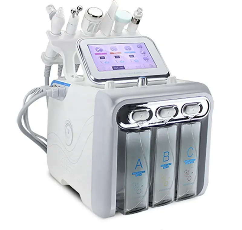 Newest Facial Cleaning Beauty Device hydra 6in1 H202 beauty machine microdermabrasion machine