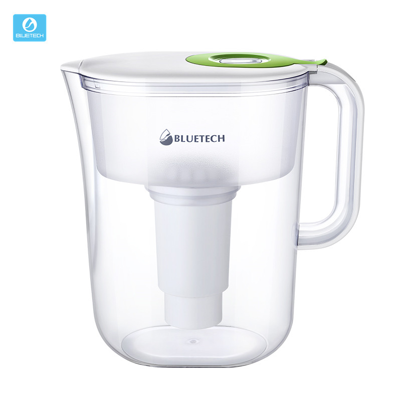 Bacteria remover 10 cup water filter with activated carbon filter replacement cartridge