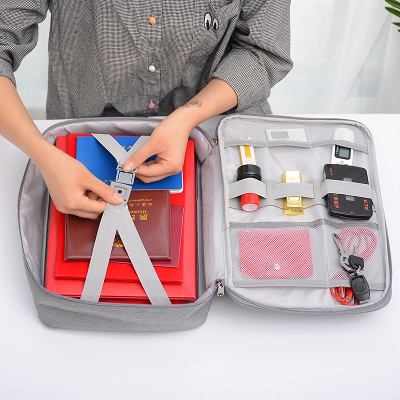 New trending anti-theft business file storage bag conference nylon file holder