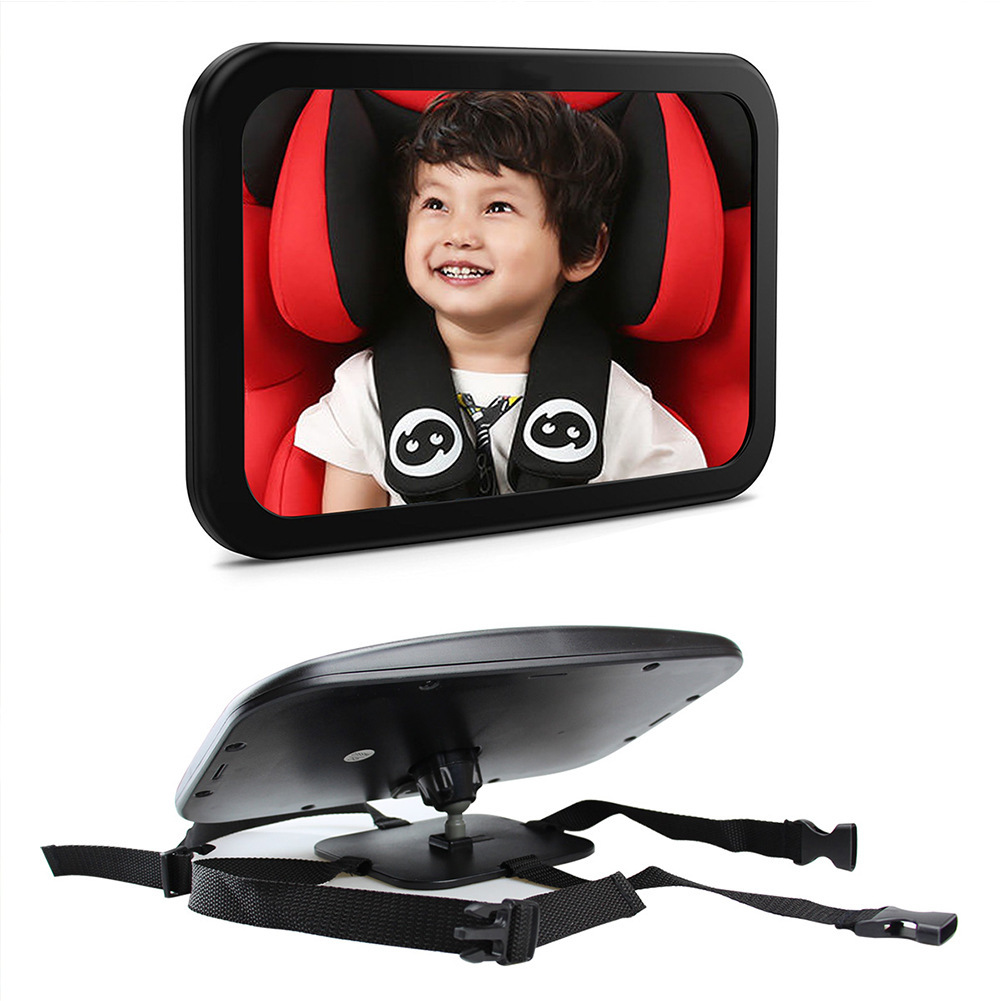 2021 Wholesale Price color box packing safely Monitor Shatterproof Rearview Baby Back Seat Mirror For Car