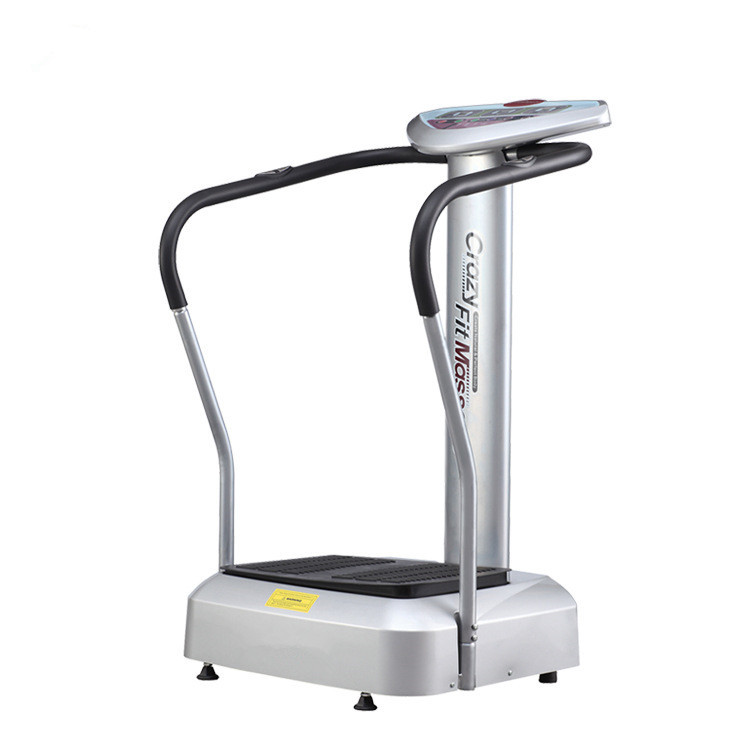 Hot sale Indoor Rejection of Fat Electric Crazy Fit Massage Vibration Plate machine plate with armrest