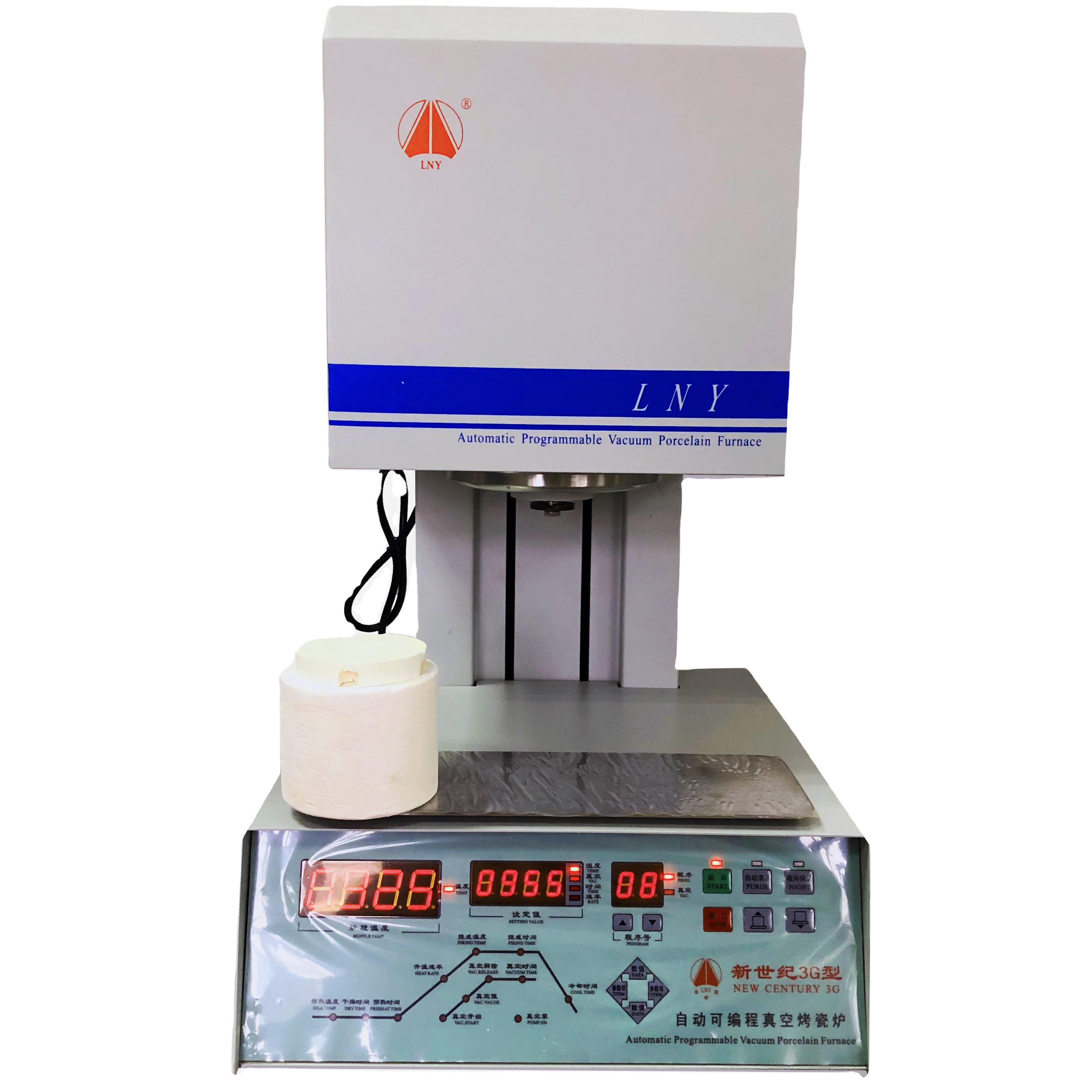 Automatic programmable vacuum porcelain Furnace Dental lab