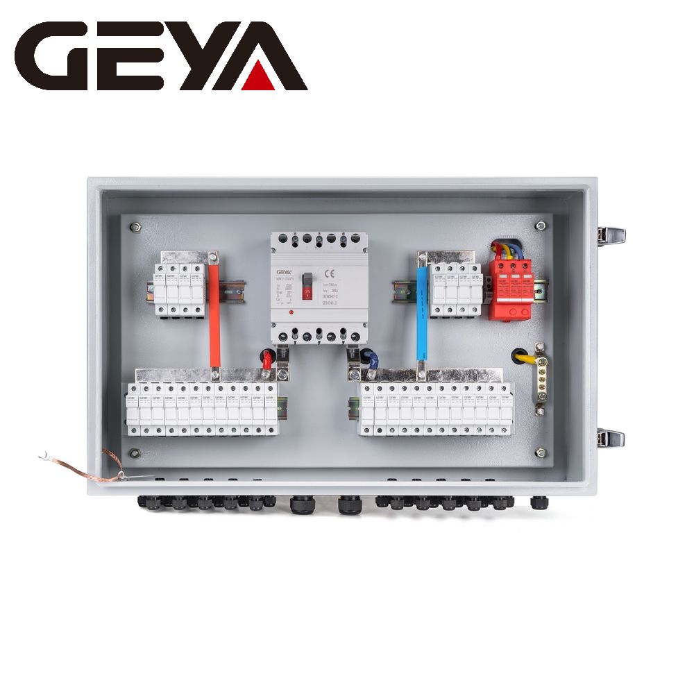 GEYA GYPV/12-1 pv блок комбайнера с защитой от электрорежа система солнечных батарей PV DC комбайнер коробка 12 дюймов для солнечной панели