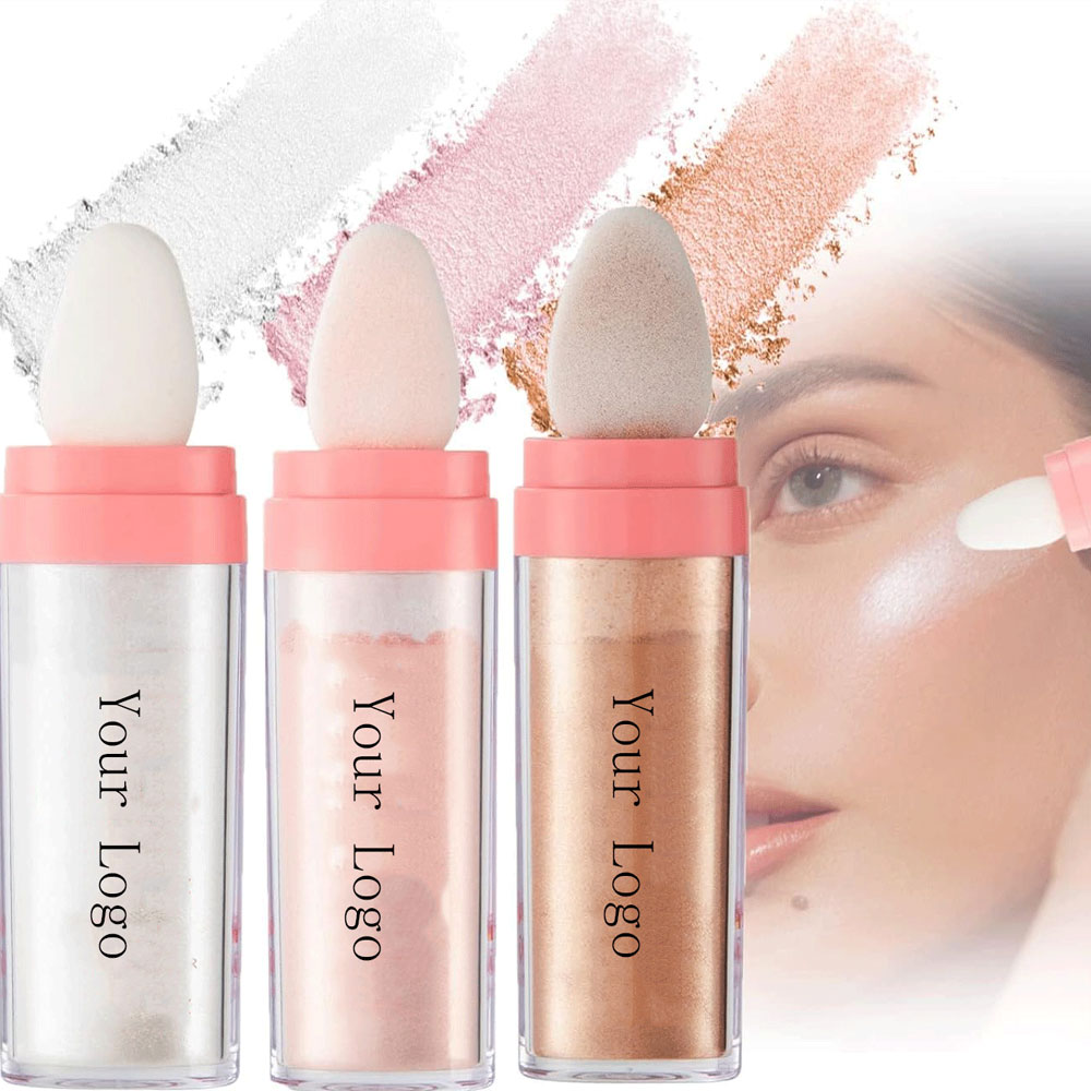 Body Glitter Loose highlighter Powder Fairy Stick for Makeup Shimmer and Shine High Gloss Blush Contour Powder Makeup