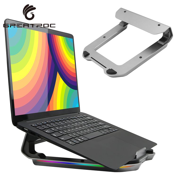 Эргономичная подставка для ноутбука с 4 USB-портами, 3,0 дюйма