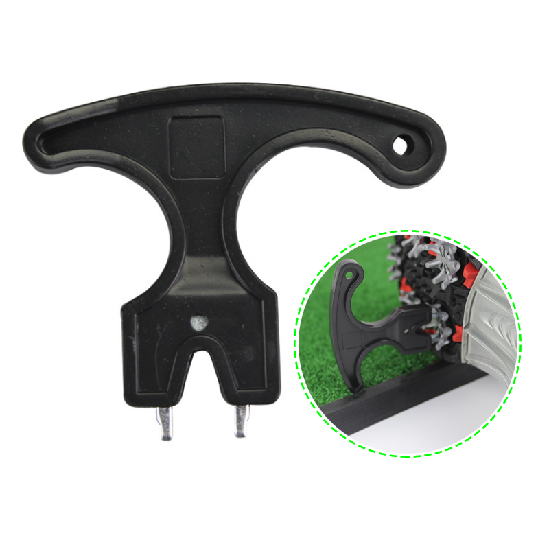 New arrival handling tool with plastic+zinc alloy for golf shoes spike accessories tool