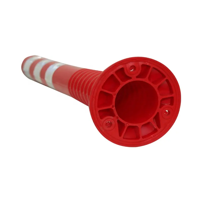 Flexible Post Height 750mm PU Road Work Warming Flexible Column Post For Safe
