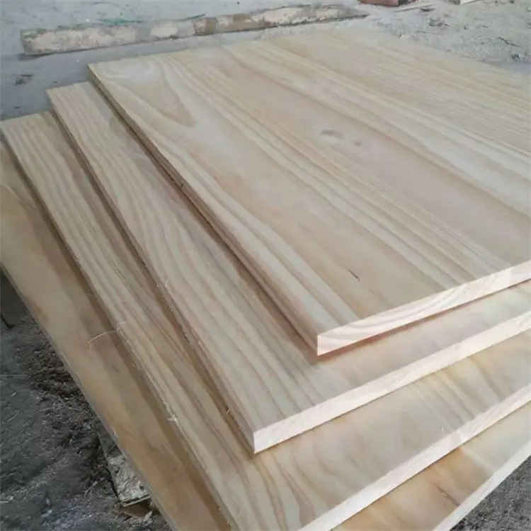 Factory Supplies Pine Paulownia Wood Timber Flooring Board Slat Wood Wall Wood Panel