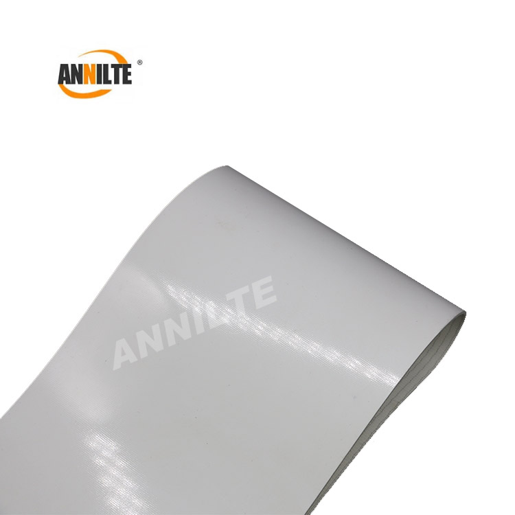 ANNILTE PVC belt thickness 2.0mm width 40cm white pvc conveyor belt smart conveying belt industrial