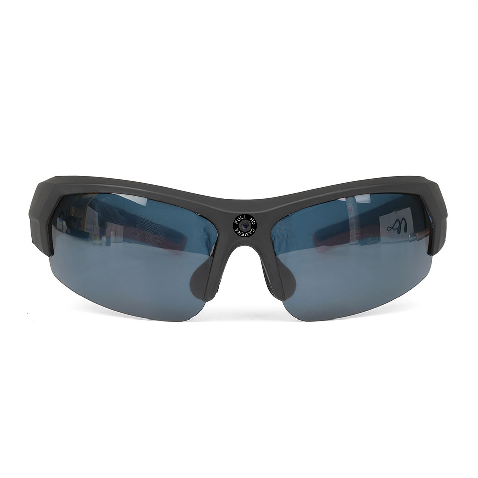 Wholesale Sports Spy Resin polarizing Video 1080p recording MP3 Smart Sun Camera Glasses