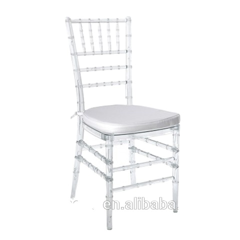 Хрустальный пластиковый стул chiavari с подкладкой