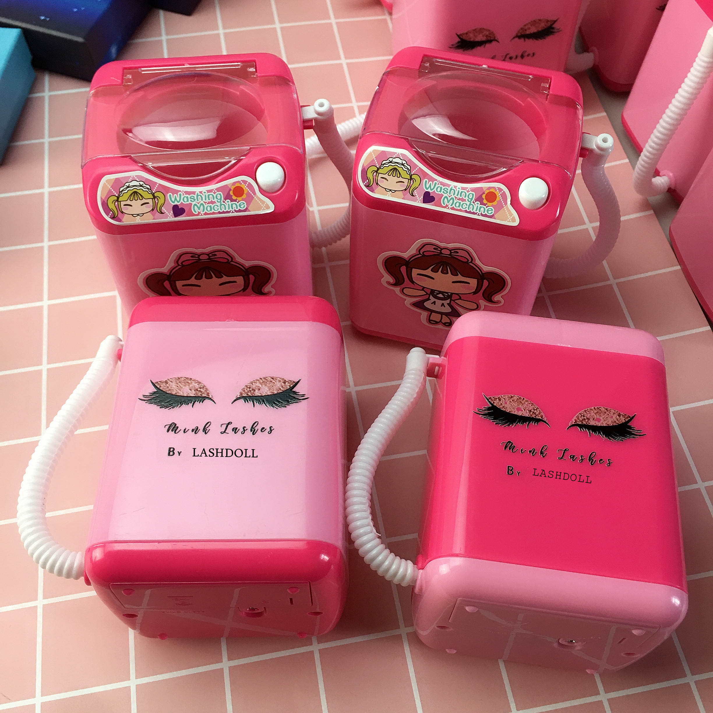 Mink Eyelash Vendor New Products False eyelash washing machine with low MOQ and super fluffy mink eyelashes
