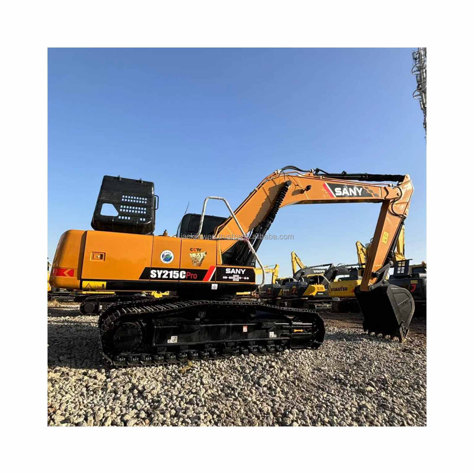 SANY SY215C 21.5TON industrial equipment with epa for large second-hand excavator crawler machines price can be negotiated